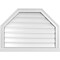 Ekena Millwork Octagonal Top Surface Mount PVC Gable Vent w/ 2"W x 2"P Brickmould Sill Frame, 30"W x 22"H GVPOT30X2203SF - alternate 1